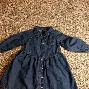 Denim Long Sleeve Dress